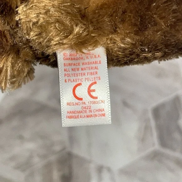 TY Beanie Boos Kinley Reindeer Plush 6” 2022 Holiday Deer w/ Tags Glitter Feet - Picture 5 of 7